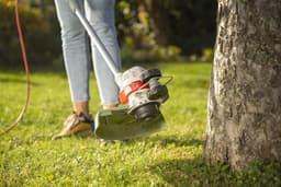 Elektrische gazontrimmer 650W met TwinCut-systeem en draadhaspel — thumbnail 4