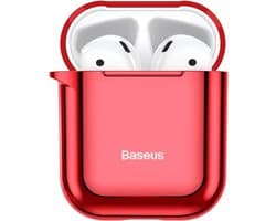 Baseus Shiny AirPods 1 / 2 Case Hoesje - Rood