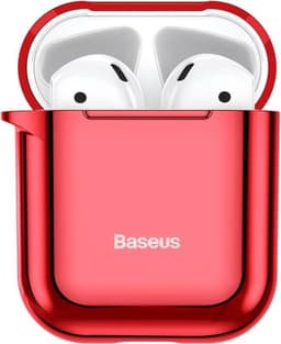 Baseus Shiny AirPods 1 / 2 Case Hoesje - Rood — thumbnail 1