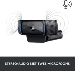 Logitech C920 - HD Pro Webcam - Full HD 1080p - Bedraad - Twee microfoons — thumbnail 6