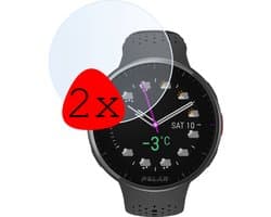 Screenprotector - 2 Stuks Geschikt voor Polar Pacer Pro - Extra Sterk - Tempered Glass - Gehard Glas - Beschermglas Screen Cover - Bescherm Protector voor Smartwatch
