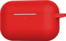 Hoesje - Geschikt voor Apple AirPods Pro 2 - Siliconen Hoes met Clip - Silicone Case Cover - Rood — thumbnail 4