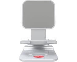 Orange Donkey Telefoon en Tabletstandaard – Zilver – Tafelmodel smartphone, iphone, ipad tablet houder bureau opvouwbaar, verstelbaar - Ergonomische multi-angle stand – Universeel: ook voor e-readers