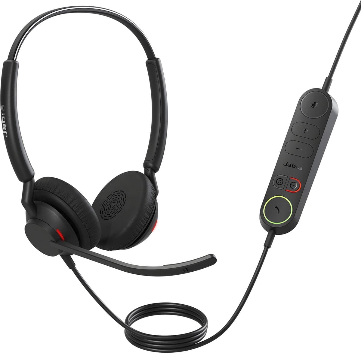Jabra Engage 40 Headset Bedraad Hoofdband Kantoor/callcenter USB Type-A Zwart — afbeelding 1
