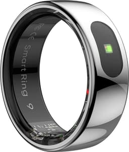 WizBay Premium Select® Smart Ring Zilver - Hartslag, Slaap, Zuurstof - Multi Sport Modi - Oplaadcase - Maat 11 — thumbnail 4