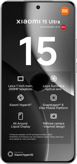Xiaomi 15 Ultra - 16GB/512GB - 5G - Silver Chrome — thumbnail 2