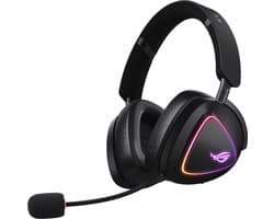 ASUS A701 ROG Delta II - Gaming Headset - Bedraad/Draadloos - USB Type-C - Bluetooth - 2.4 GHz - Zwart