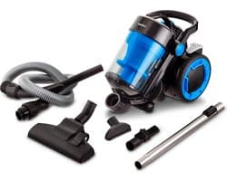 MEDION stofzuiger zonder stofzak P4000 (900 watt vermogen, 4,3 liter stofreservoir, wasbaar HEPA 13 filter, 11 m werkbereik, MD 11906) blauw