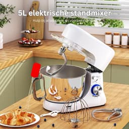 VELTRR® Keukenrobot - Keukenmixer - Deegmachine Zwaar Deeg — thumbnail 2