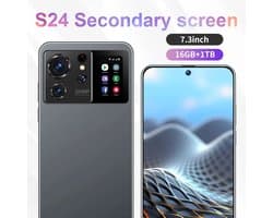 Xcruiser 2024 New S24 Ultra Smartphones With Innovative 16GB+128GB Android Secondary Screen Explore the Future of Mobile Technology