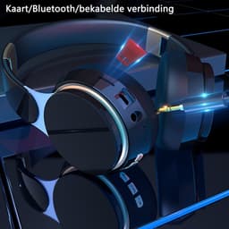KINSI Draadloze Sport Hoofdtelefoons - Bluetooth 5.0+ Bedrade Modus - 40 Uur Speeltijd - Opvouwbaar & Lichtgewicht — thumbnail 3
