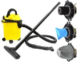 GEKO Industriële stofzuiger - nat en droog - 15 liter - 1250W - lichtgewicht ontwerp