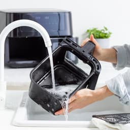 GreenPan - Bistro dubbele airfryer - 4L+4L - 9 programma's - Digitaal Led Display - Automatisch Uitschakelen - zwart - PFAS-vrij — thumbnail 2