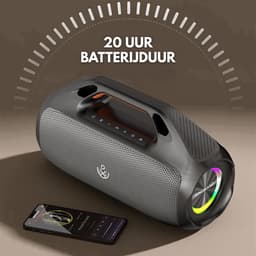 xdobo Kungfu Draadloze Bluetooth Speaker 160Watt - Deep Bass - TWS Connectie - Zwart — thumbnail 2
