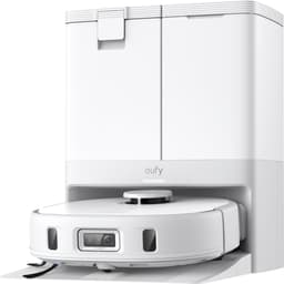 eufy X10 Pro Omni Robot Stofzuiger en Mop, 8.000 Pa zuigkracht, dubbele dweilpads met 12 mm auto-lift en tapijtdetectie, herkent 100+ objecten voor obstakelvermijding, alles-in-één station voor dagelijks onderhoud. — thumbnail 1