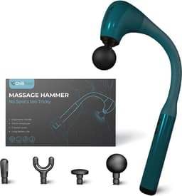 Diep Weefsel Massagepistool voor Pijnverlichting van Rug, Nek en Schouders met Verlenghandvat - Superstil en 4 Massagehoofden — thumbnail 1