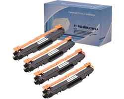 Tonercartridge geschikt voor Brother TN247/TN243 compatibel MFC-L3710CW MFC-L3730CDN MFC-L3750CDW MFC-L3770CDW DCP-L3510CDW DCP-L3517CDW DCP-L3550CDW HL-L3210CW HL-L3230CDN HL-L3230CDW HL-L3270CDW HL-L32080CDW - Pak 1 Zwart 1 Cyaan 1 Magenta 1 Geel