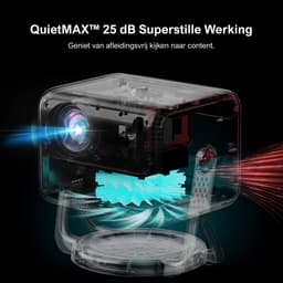 ULTIMEA Nova C40 Smart Projector 1080P Full HD, 600 ANSI Lumen, Android TV 11, Dolby Audio, Home Cinema-beamer, 6D Keystone, Zwart — thumbnail 5