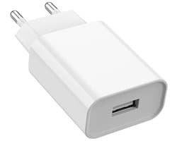 BSTNL USB Stekker - 5V 2A Stekker - USB Adapter - USB A - Power Adapter - Geschikt voor al jouw USB-C Apparaten - Universeel - Wit