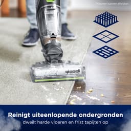 BISSELL CrossWave HydroSteam Pet Steelstofzuiger met Dweilfunctie - Vloerreiniger met Snoer - Stoomreiniger Zonder Zak - Reinigingsmachine voor Tapijt & Harde Vloeren - Multi Surface Vacuum Cleaner - Perfect voor Huishoudens met Huisdieren - 3527N — thumbnail 4