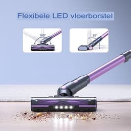 Draadloze Stofzuiger - Snoerloze Stofzuiger - Steelstofzuiger — thumbnail 5