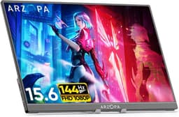 Thuys - 144hz Monitor - Draagbare Monitor - Gaming Monitor Draagbaar - 1080P Full HD, Zwart — thumbnail 1