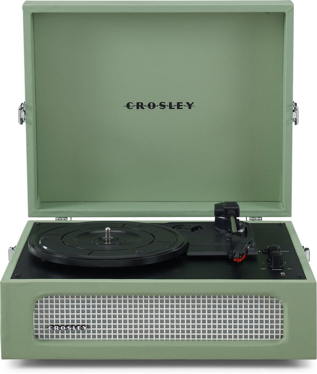 Crosley Voyager CR8017B-SA - Platenspeler - Bluetooth in/uit - Groen — afbeelding 1