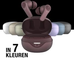 Fresh ’n Rebel Twins Rise - Draadloze Oordopjes met Noise Cancelling - Draadloos Opladen - 30 Uur Speelduur - Deep Mauve — thumbnail 4