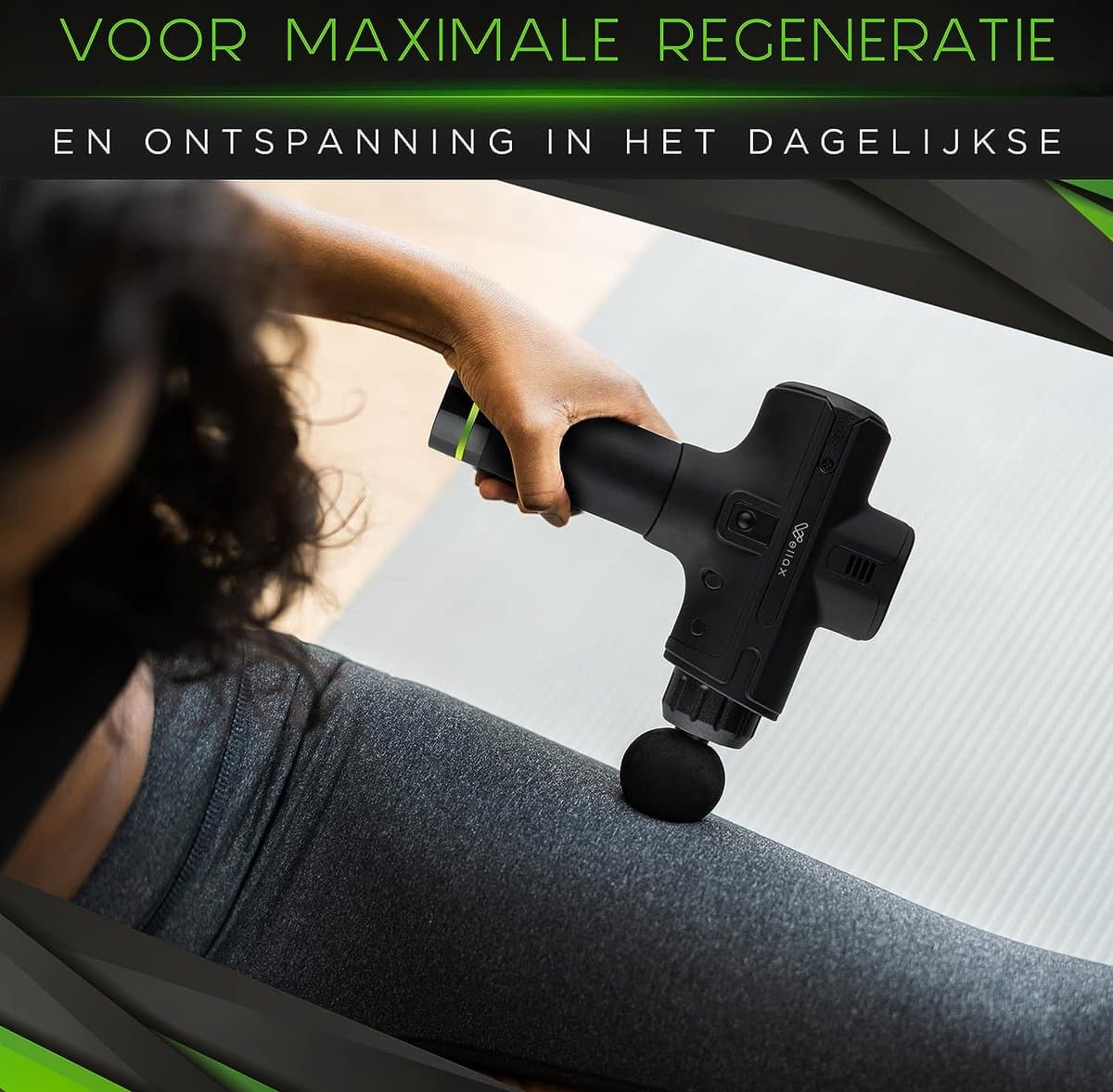 Massage Gun - Massage Apparaat - 11 Massagekoppen - LED Display - 2600 mAh - 99 Intensiteiten - Verlicht Spierpijn - Spiervermoeihdeid — afbeelding 1