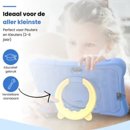 Oneiro Kindertablet KIDSPLAY 7 inch BLAUW - Kindertablet vanaf 3 jaar - Ouder Control App - Beschermhoes - Android 11 – 3000 Mah Batterij - Roze — thumbnail 2
