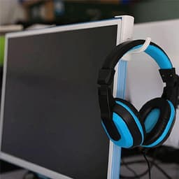 *** Universeel Hoofdtelefoon-Houder ~ Voor PC Monitor, Desk Headset ~ Zwarte Haak van Heble® *** — thumbnail 3