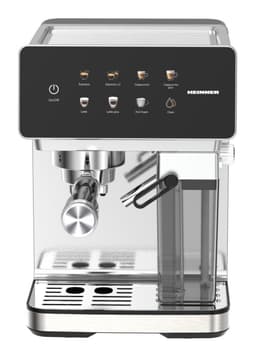 Heinner Pistonmachine – Touch Control – 1350W – Digitaal display – 20 Bar – Espressomachine - Waterreservoir 1.6L en Melkreservoir 0.5L – Zilver — thumbnail 5