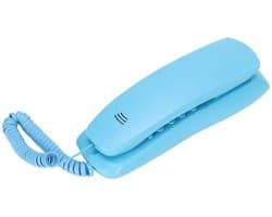 Store_9 - Telefoon met Snoer aan de Muur - Vaste Telefoon - Mute-pauze en Herkiesfunctie - Blauw - Hoteltelefoon - Geschikt voor Kantoor en Thuis