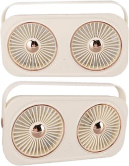 Huisventilator Zonne-energie - Buiten Ventilator - Luchtcirculatie Buiten - Energiezuinig Accu - 20W Paneel - Beige — thumbnail 5