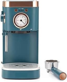 Halfautomaat Koffiezetapparaat - Espressomachine Stoomfunctie - Cappuccino Latte Maken - 20 Bar Druk - 1.2 Liter Reservoir - Groen — thumbnail 1