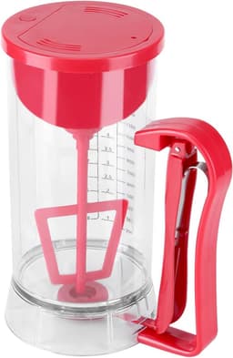 Elektrische Mixer Dispenser - Beslag Maker - Gebak Maken - Automatisch Mengen - 26 x 21 x 14 cm - Transparant — thumbnail 1