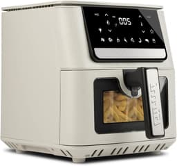 Luchtfriteuse - Airfryer - Gezond Koken - 8 Programma's - 65 Liter - Zwart — thumbnail 1
