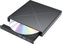 Externe DVD Speler - Optische Drive - Bestanden Archiveren - Met SD TF Kaartlezer - USB 3.0 - Zwart — thumbnail 1