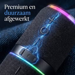 Ryoudavell - 2-in-1 Magnetische Bluetooth Speaker - Splitsbare Draadloze Luidspreker - Bluetooth 5.4 & TWS - RGB LED Verlichting - 2000mAh Batterij - Zwart — thumbnail 3