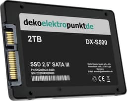 SSD Harde Schijf - Opslag Upgrade - Laptop Versnellen - Schokbestendig Ontwerp - 2 TB - Zwart — thumbnail 5