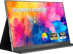 KAD® Portable Monitor - Draagbare Monitor voor Laptop - Ultra-Slank Tweede Scherm - Zwart - 41cm x 27cm x 6cm — thumbnail 1