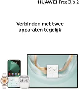 Huawei FreeClip 2 draadloze oordopjes, roségoud (Rose Gold) — thumbnail 4