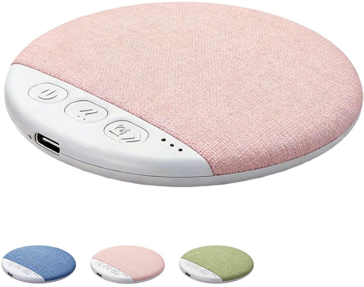 Nieuw model Bluetooth-kussenspeaker 2026 – Bluetooth-speaker voor onder het kussen met witte ruis – Microfiber Bluetooth 5.4-bedspeaker – Geschikt voor zijslapers – Beengeleidingstechnologie (roze *1) — afbeelding 1