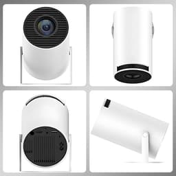 Projector - Mini Beamers - Draagbare Projector - 4K Support - BT 5.0 - 120 ANSI Lumen - Home Cinema - Wit — thumbnail 5