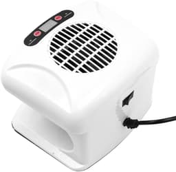 Dailygoods - Dailygoody - Luchtkoeler - Dubbele Luchtkoelers - Automatische Aanpassing - Wit - Luchtverfrisser - Ideaal voor Badkamer en Salon - 300 W — thumbnail 4