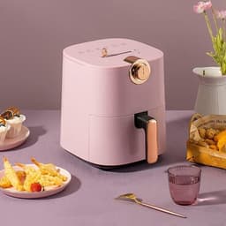 Heteluchtfriteuse - Airfryer Oven - Gezond Frituren - Snelle Bereiding - 45 Quart - Blauw — thumbnail 4