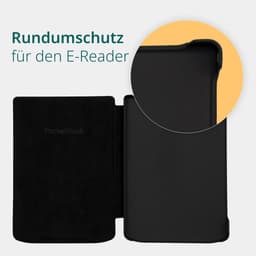 PocketBook Verse Pro Passion Red e-reader – Inclusief Citroen / Lemon Print Hoesje (shell cover) – Voordeelbundel — thumbnail 4