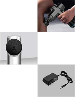 Spier Massager Gun - Fascia Blaster - Spierherstel Versnellen - 4 Verschillende Massagekoppen - 6 Snelheden - Rood — thumbnail 5