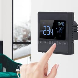 Slimme Thermostaat - Digitale Thermostaat Vloerverwarming - Comfortabel Huis - Dubbele Sensor - 16A - Wit — thumbnail 5