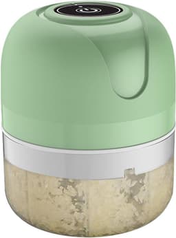 Elektrische Keukenmachine - Keukenmolen Hakker - Voedselbereiding Vereenvoudigen - Draadloos en USB Oplaadbaar - 250 ml - Cyaanblauw — thumbnail 1